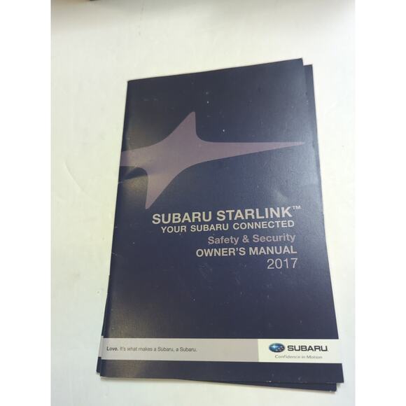2017 Subaru WRX WRX STI Owners Manual Set with Case W/Starlink Owner's Manual - Picture 11 of 16